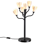 Настольная лампа с ветвями и белыми фарфоровыми цветами Floralis варинант исполнения - 3 | Loft Concept в Кирове