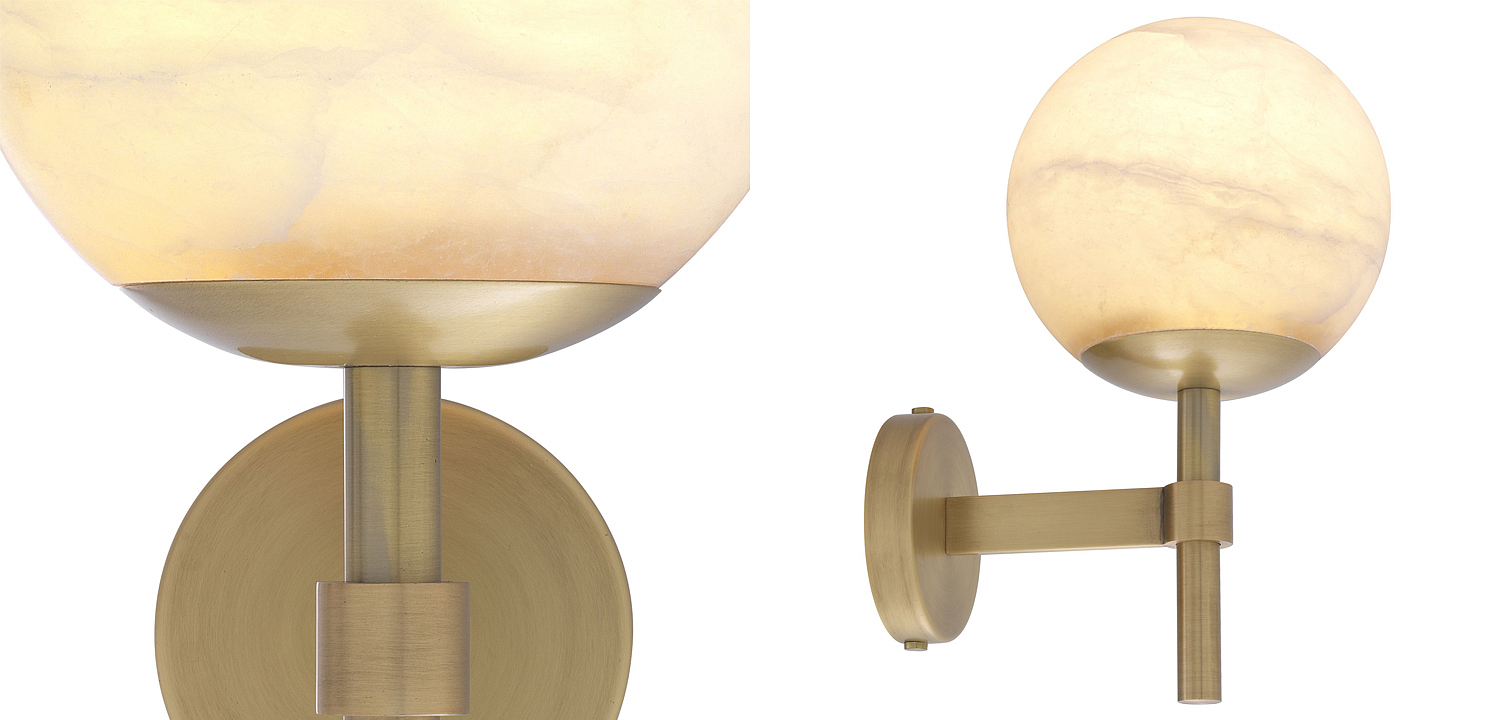Бра Eichholtz Wall Lamp Jade alabaster Бра Eichholtz Wall Lamp Jade alabaster - Loft-Concept в Кирове