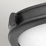 Потолочный светильник в форме неглубокой чаши с белым плафоном Hinkley варинант исполнения - 3 | Loft Concept в Кирове