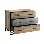 Комод с 3-мя ящиками в стиле лофт Urban Style Space варинант исполнения - 3 | Loft Concept в Кирове