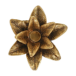 Подсвечник в форме пальмы с резными листьями и текстурным основанием Golden palm leaves варинант исполнения - 2 | Loft Concept в Кирове