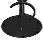 Барный стул вращающийся со спинкой и подлокотниками Douglas Rhombus Синий Велюр варинант исполнения - 7 | Loft Concept в Кирове