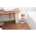 Керамический столик с деревянной столешницей "Пешка" варинант исполнения - 2 | Loft Concept в Кирове