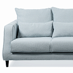 Диван Seldon с мягкими подушками голубое букле варинант исполнения - 4 | Loft Concept в Кирове