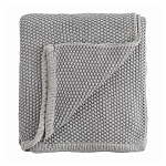 Плед из хлопка серого цвета Waffle Comfort варинант исполнения - 1 | Loft Concept в Кирове