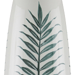 Настольная лампа овальная с тропическим принтом Stylized Aalm Leaves Motif варинант исполнения - 1 | Loft Concept в Кирове