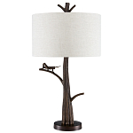 Настольная лампа с корпусом в виде ствола дерева с насекомым Twiglly варинант исполнения - 4 | Loft Concept в Кирове