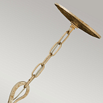 Люстра дизайнерская золотого цвета с 6-ю лампами на изогнутых рожках с текстурной поверхностью Hinkley варинант исполнения - 3 | Loft Concept в Кирове