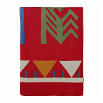 Плед хлопковый по мотивам чувашских орнаментов Ural and Siberian Patterns варинант исполнения - 5 | Loft Concept в Кирове