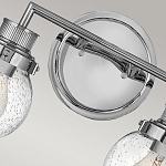 Бра для ванных комнат с прозрачным шарообразным плафоном из стекла с пузырьками на круглом основании Hinkley варинант исполнения - 20 | Loft Concept в Кирове