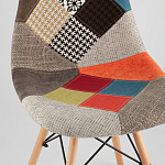 Стул с обивкой в технике пэчворк DSW варинант исполнения - 7 | Loft Concept в Кирове