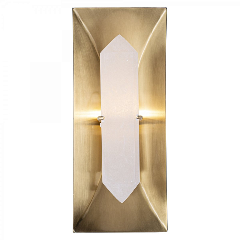 Бра HALCYON Rectangle Sconce Латунь Бра HALCYON Rectangle Sconce Латунь в Кирове | Loft Concept