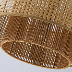 Подвесной светильник с абажуром из плтеного бамбука Light Inside the Cell варинант исполнения - 9 | Loft Concept в Кирове