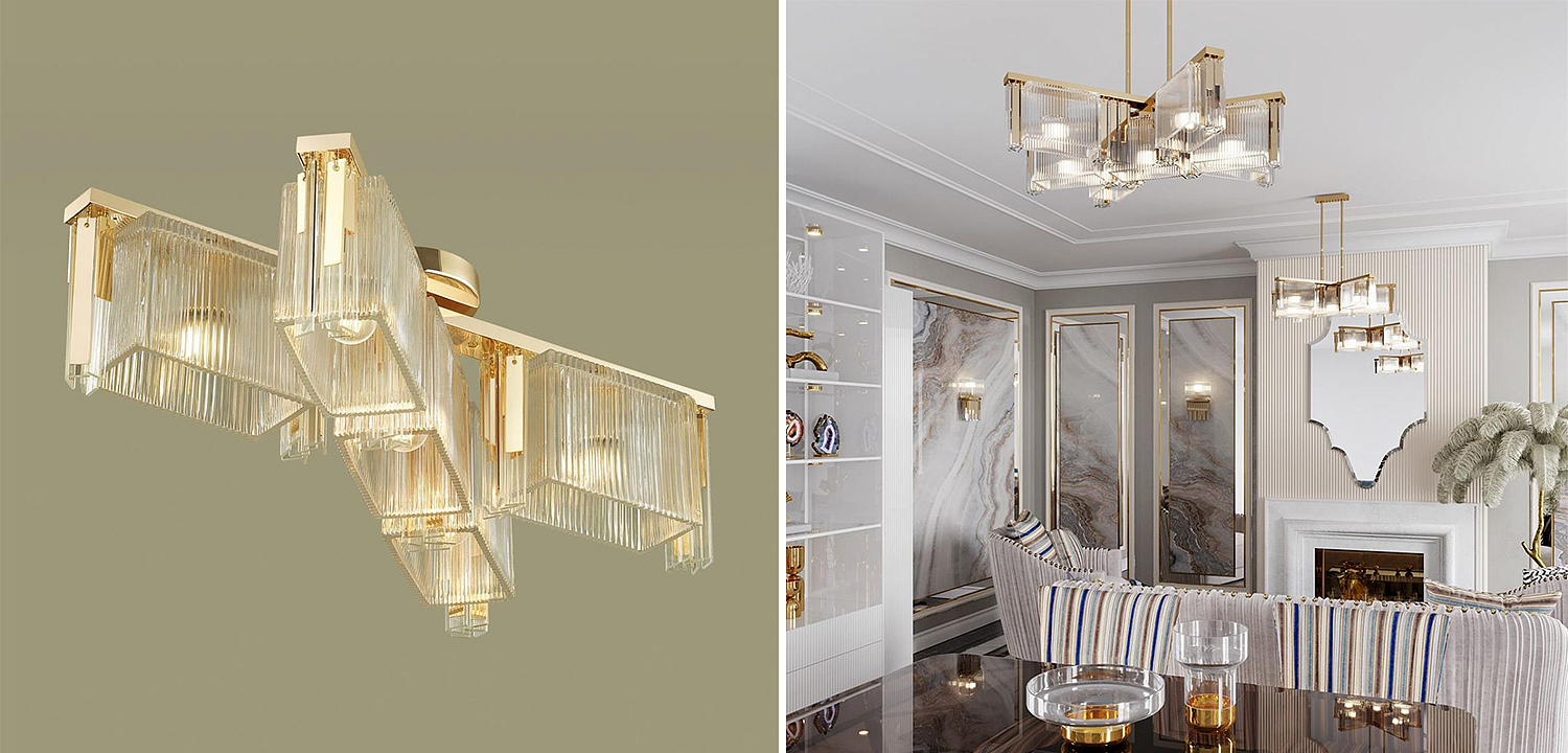 Люстра Madelen Gold Chandelier 5 Люстра Madelen Gold Chandelier 5 - Loft-Concept в Кирове