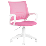 Офисное кресло с основанием из белого пластика Desk chairs Pink варинант исполнения - 1 | Loft Concept в Кирове