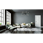 Люстра черного цвета на штанге Noir Supernova варинант исполнения - 3 | Loft Concept в Кирове