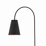 Торшер с изогнутым корпусом на бетонном основании Black Portland варинант исполнения - 1 | Loft Concept в Кирове