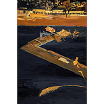 Кофейный стол с японским пейзажем Bohemia coffee table  варинант исполнения - 5 | Loft Concept в Кирове