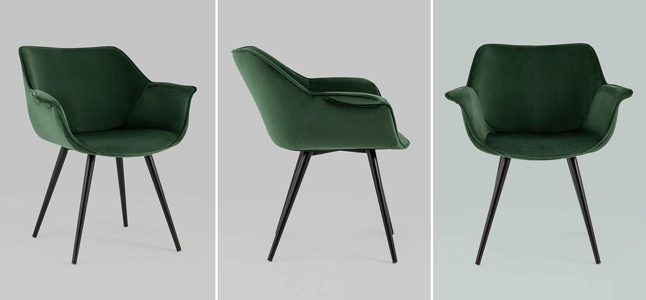 Стул Mason chair Зеленый Велюр Стул Mason chair Зеленый Велюр - Loft-Concept в Кирове