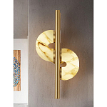 Бра  с фигурным мраморным рассеивателем Spiral of Warm Light варинант исполнения - 6 | Loft Concept в Кирове