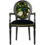 Стул с подлокотниками из бука с изображением птицы и цветов Blooming Birds варинант исполнения - 1 | Loft Concept в Кирове