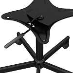 Стул с мягкой обивкой из велюра и подъемно-поворотным механизмом на колесиках Mason Green and Yellow варинант исполнения - 6 | Loft Concept в Кирове