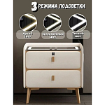 Умная прикроватная тумбочка c зарядкой для телефона Nightstand Smart варинант исполнения - 2 | Loft Concept в Кирове