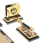 Настольный письменный набор из яшмы Manager Organizer варинант исполнения - 6 | Loft Concept в Кирове