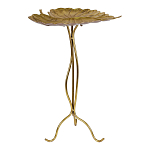 Столик приставной с столешницей Тропический лист Tropical Forest gold варинант исполнения - 1 | Loft Concept в Кирове