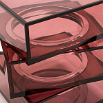 Стол журнальный в форме кубов Acrylic Furniture Lumina Crimson Clarity варинант исполнения - 4 | Loft Concept в Кирове