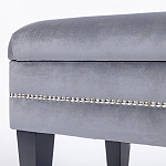 Мягкая банкетка с зоной для хранения Casket Grey варинант исполнения - 3 | Loft Concept в Кирове