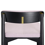 Барный стул из массива ясеня с обивкой из рогожки Elegant Ash Shape варинант исполнения - 4 | Loft Concept в Кирове