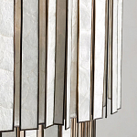 Потолочный светильник с подвесами из перламутра Unique Shine Effect варинант исполнения - 3 | Loft Concept в Кирове