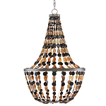 Люстра каплевидной формы с подвесками в виде декоративных бусин Flat Beads варинант исполнения - 2 | Loft Concept в Кирове