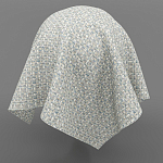 Мебельная ткань Шенилл голубой цвет 142 см T4-45 варинант исполнения - 9 | Loft Concept в Кирове