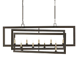 Люстра из пересекающихся прямоугольных элементов Intersecting Rectangles варинант исполнения - 2 | Loft Concept в Кирове