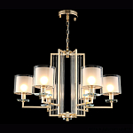 Люстра с 6-ю цилиндрическими плафонами из стекла Laurent варинант исполнения - 2 | Loft Concept в Кирове