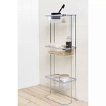 Полка напольная трехъярусная для ванной Bathroom Floor Shelf варинант исполнения - 1 | Loft Concept в Кирове