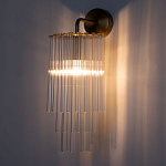 Бра с круглым основанием и длинными прозрачныи стеклянными трубками Nembus варинант исполнения - 2 | Loft Concept в Кирове