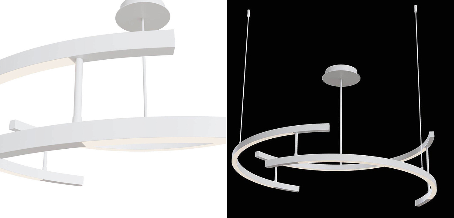 Люстра Smeragde Light Chandelier white arcs Люстра Smeragde Light Chandelier white arcs - Loft-Concept в Кирове