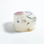 Шкатулка из эпоксидной смолы с цветами белая Epoxy Resin Square Box White варинант исполнения - 5 | Loft Concept в Кирове