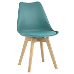 Стул с основой из пластика и мягким сиденьем Arvika Azure варинант исполнения - 1 | Loft Concept в Кирове