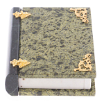 Шкатулка в виде книги из натурального камня змеевик Stone Casket варинант исполнения - 1 | Loft Concept в Кирове