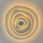 Потолочная люстра круглая многослойная Multilayering варинант исполнения - 9 | Loft Concept в Кирове