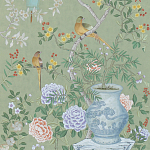 Обои ручная роспись Temple Newsam Mercury Grey варинант исполнения - 3 | Loft Concept в Кирове