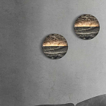 Бра в форме диска из керамогранита Eclipse of Celestial Bodies варинант исполнения - 5 | Loft Concept в Кирове