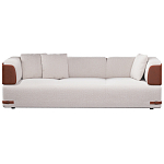 Трехместный диван Richmond с кожаной отделкой варинант исполнения - 1 | Loft Concept в Кирове