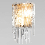 Бра с эффектом стекающего стекла и прозрачными трубками Textured Glass варинант исполнения - 4 | Loft Concept в Кирове