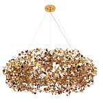 Люстра подвесная круглая с многочисленными металлическими круглыми элементами Terzani Argent варинант исполнения - 4 | Loft Concept в Кирове