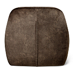 Барный стул со спинкой и подлокотниками на 4-х черных ножках Douglas Rhombus Коричневый Велюр варинант исполнения - 4 | Loft Concept в Кирове